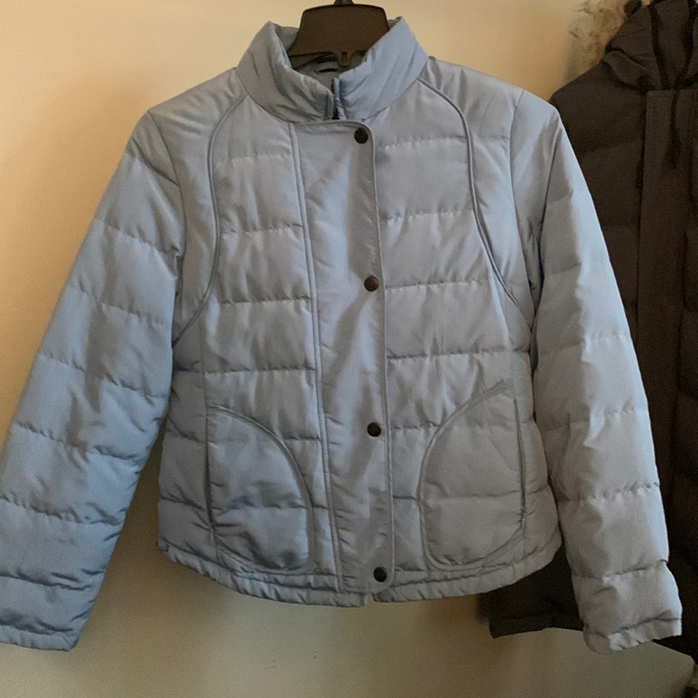 Weekend Max Mara Light Blue Puffer Jacket